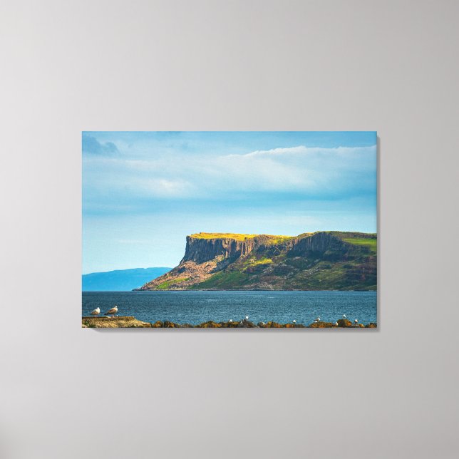 Fair Head Coastal Canvas Print | Ireland Cliffs (Front)