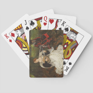 Fair is my Love (by Edwin Austin Abbey) Playing Cards
