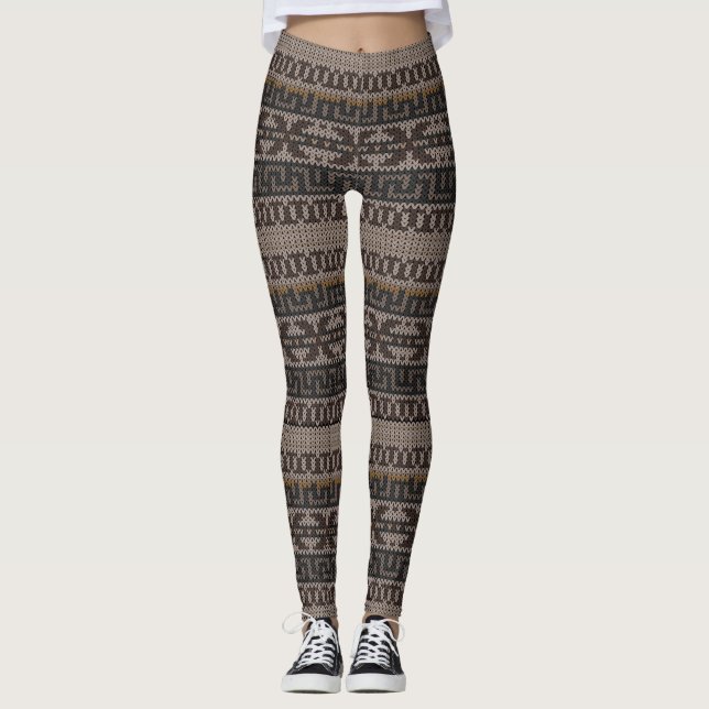 Fair Isle Leggings (Front)