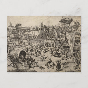 Fair of Saint Georges Day by Pieter Bruegel Postcard