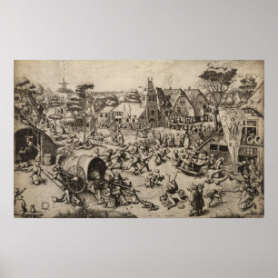 Fair of Saint Georges Day by Pieter Bruegel Poster
