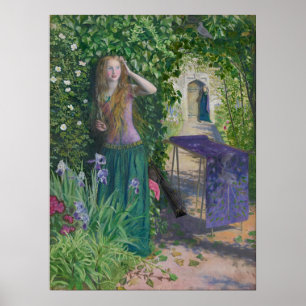 Fair Rosamund, Arthur Hughes Poster