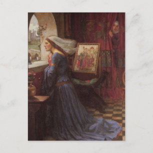 Fair Rosamund at the Window Postcard