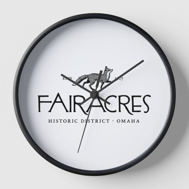 Fairacres Wall Clock (Front)
