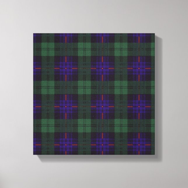 Fairbairn clan Plaid Scottish kilt tartan Canvas Print (Front)