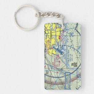 Fairbanks Airport chart / taxi diagram Key Ring