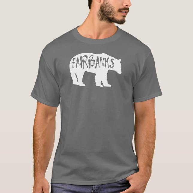 Fairbanks Alaska Bear T-Shirt (Front)