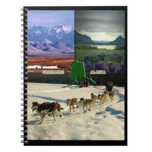 Fairbanks, Alaska Collage Notebook