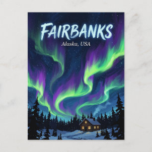 Fairbanks Alaska Postcard