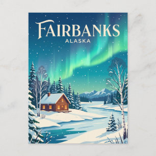 Fairbanks, Alaska, USA Postcard