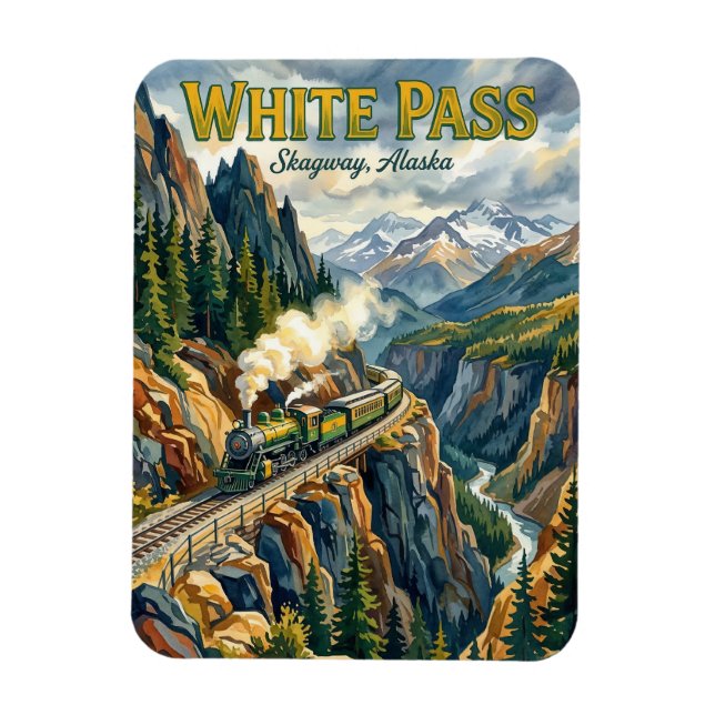 Fairbanks Aurora USA Magnet (Vertical)