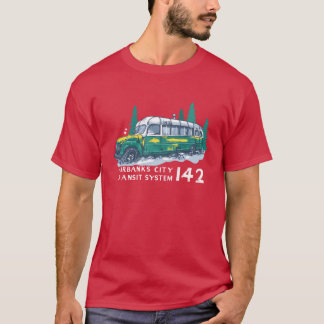 Fairbanks City Transit System 142 Magic Bus Light T-Shirt