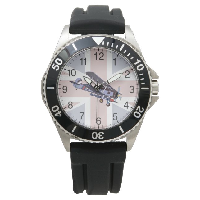 Fairey Swordfish British Torpedo Bomber Watch (Front)