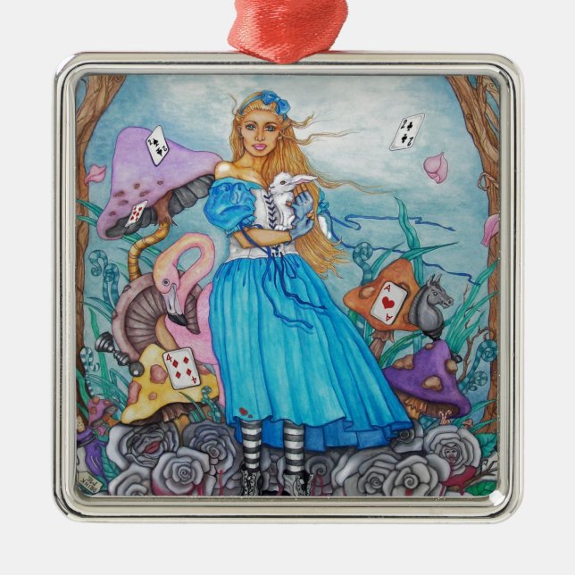 Fairfarren Metal Tree Decoration (Front)