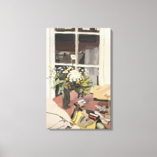 Fairfield Porter - STILL LIFE WITH STAPLER 1970 Canvas Print