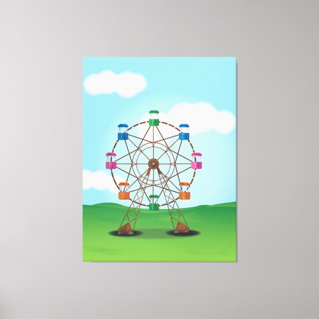 Fairground Canvas Print (Front)