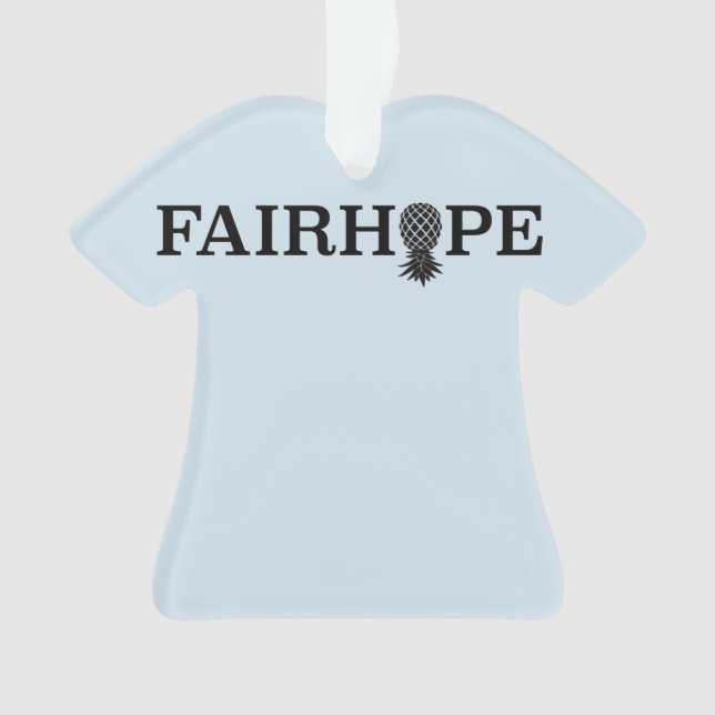 Fairhope Alabama Pineapple - Christmas Ornament (Front)