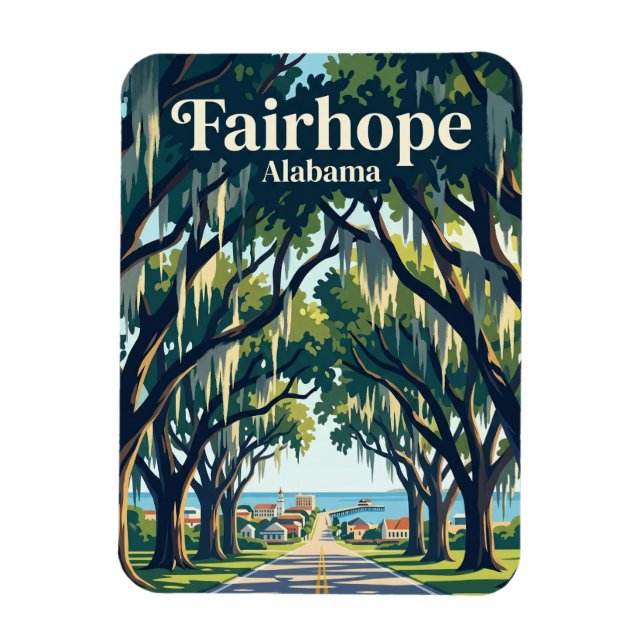 Fairhope USA Magnet (Vertical)