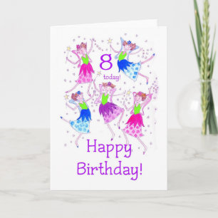 'Fairies' 8th Birthday Card