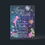 Fairies and Friends Birthday Invitation<br><div class="desc">Fairies and Friends Enchanted Birthday Invitation</div>