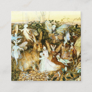 Fairies and Rabbit Enclosure Card