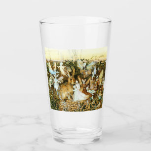 Fairies and Rabbit Glass