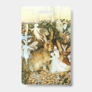 Fairies and Rabbit ID Badge