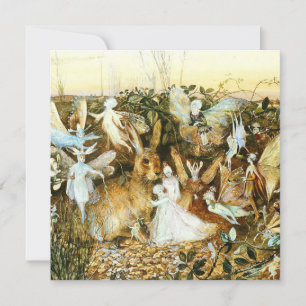 Fairies and Rabbit Invitation