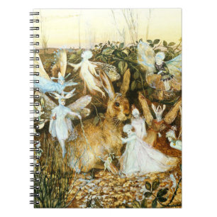 Fairies and Rabbit Notebook