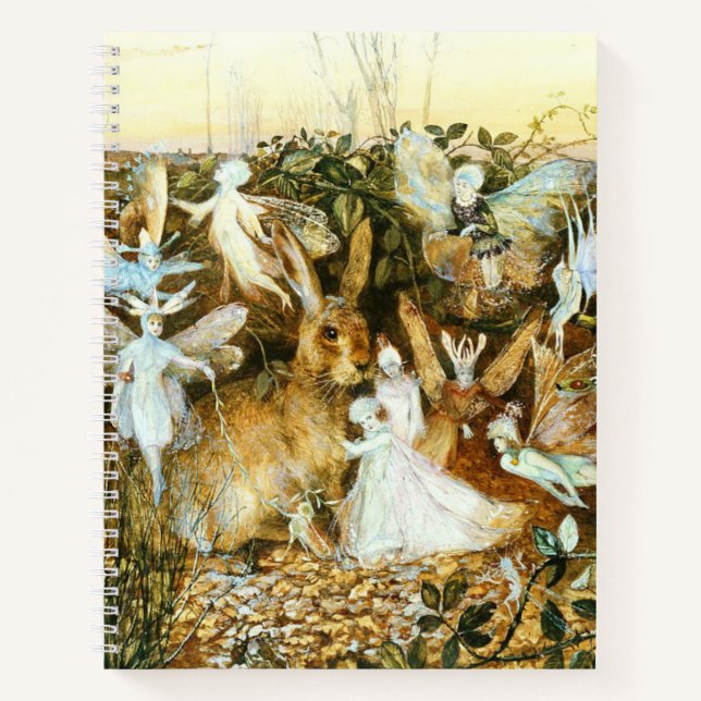 Fairies and Rabbit Notebook (Front)