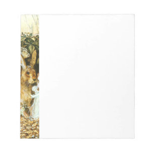 Fairies and Rabbit Notepad