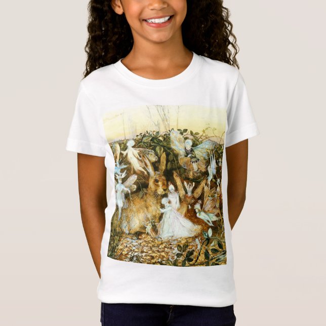 Fairies and Rabbit T-Shirt (Front)