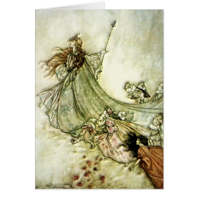 Fairies Away - Arthur Rackham (Front)