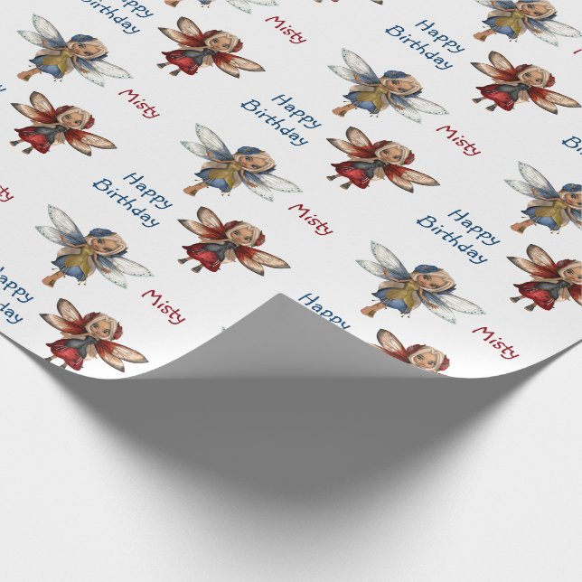 Fairies Custom Wrapping Paper (Corner)