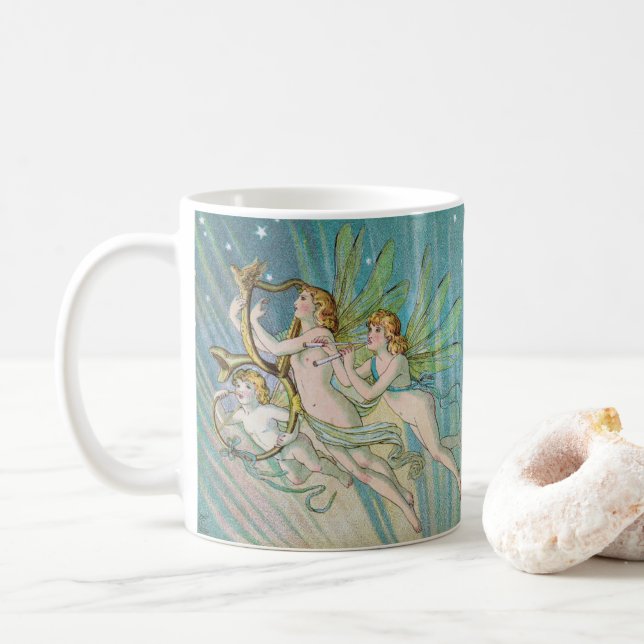 "Fairies" , E. Gertrude Thomson Coffee Mug (With Donut)