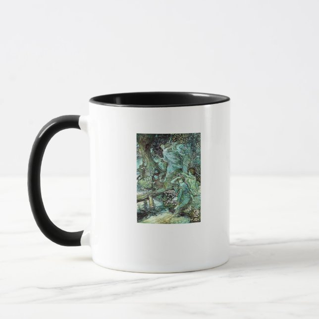 Fairies Fairycore Fashion Aesthetic Goblincore Cot Mug (Left)