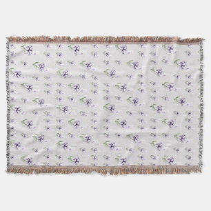 Fairies in my Garden Throw Blanket