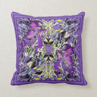 Fairies in the Iris patch Cushion