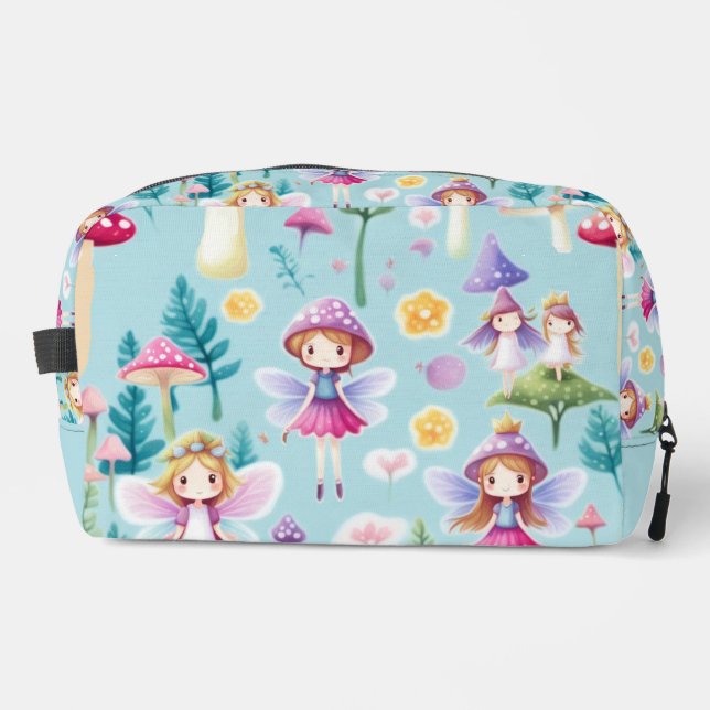 Fairies ,leaves and mushrooms land  dopp kit (Front)