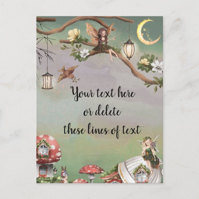 Fairies  postcard (Front)