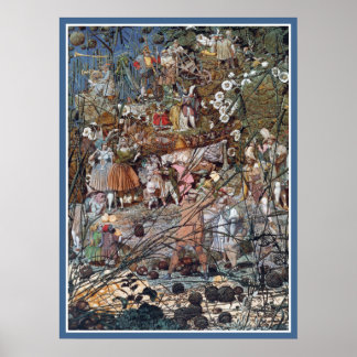 Fairies Poster/Print: Fairy Fellers' Master Stroke Poster