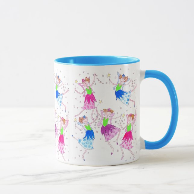 'Fairies' Ringer Mug (Right)