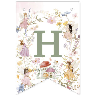 Fairies Wildflower Meadow Flowers Birthday Garland