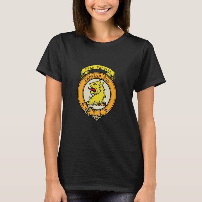 Fairlie Clan Scottish Crest T-Shirt (Front)