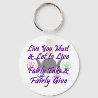 Fairly Take & Fairly Give Key Ring