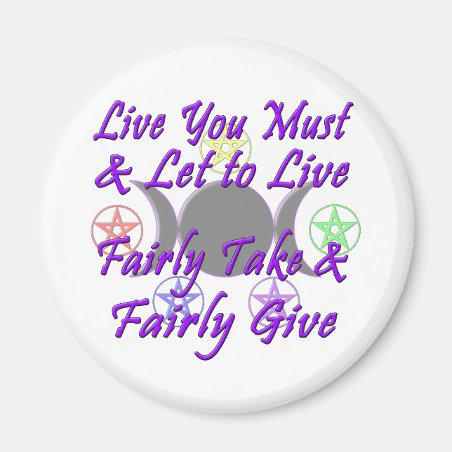 Fairly Take & Fairly Give Magnet (Front)