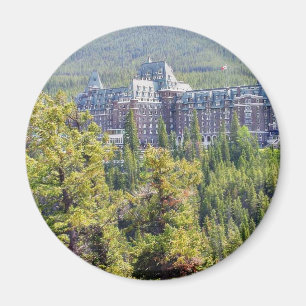 Fairmont Banff Springs Hotel In Banff Canada Magnet