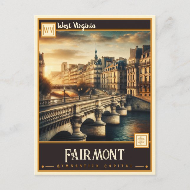 Fairmont, West Virginia | Vintage Postcard (Front)