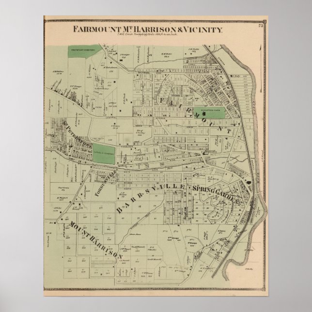 Fairmount, Mt Harrison, Ohio Poster (Front)