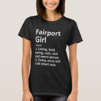 FAIRPORT GIRL NY NEW YORK Funny City Home Roots Gi